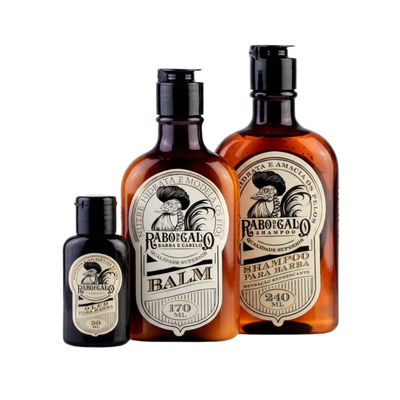 KIT/COMBO BARBA PERFEITA  SHAMPOO+BALM+ÓLEO