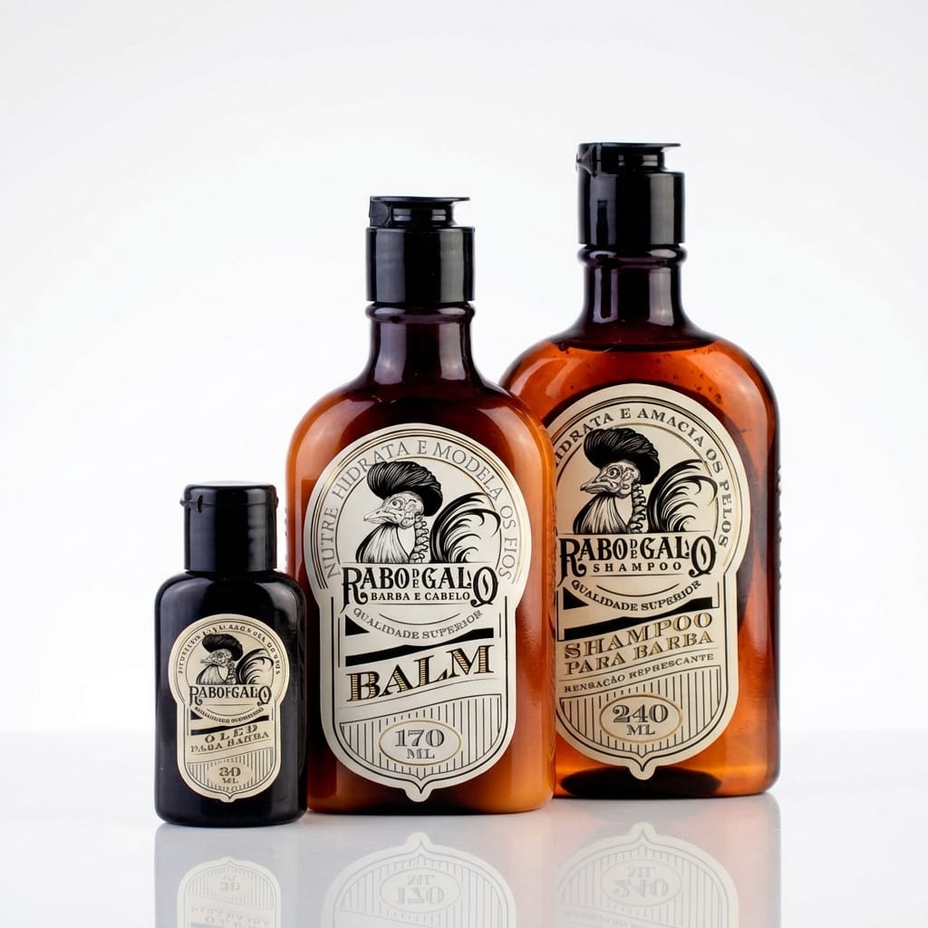 KIT/COMBO BARBA PERFEITA  SHAMPOO+BALM+ÓLEO